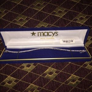 Macy’s diamond bracelet